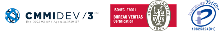 CMMI DEV Level 3 / ISO 9001 / ISO 27001