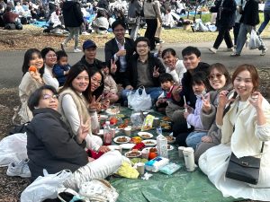 “Hanami” Picnic at Yoyogi Park