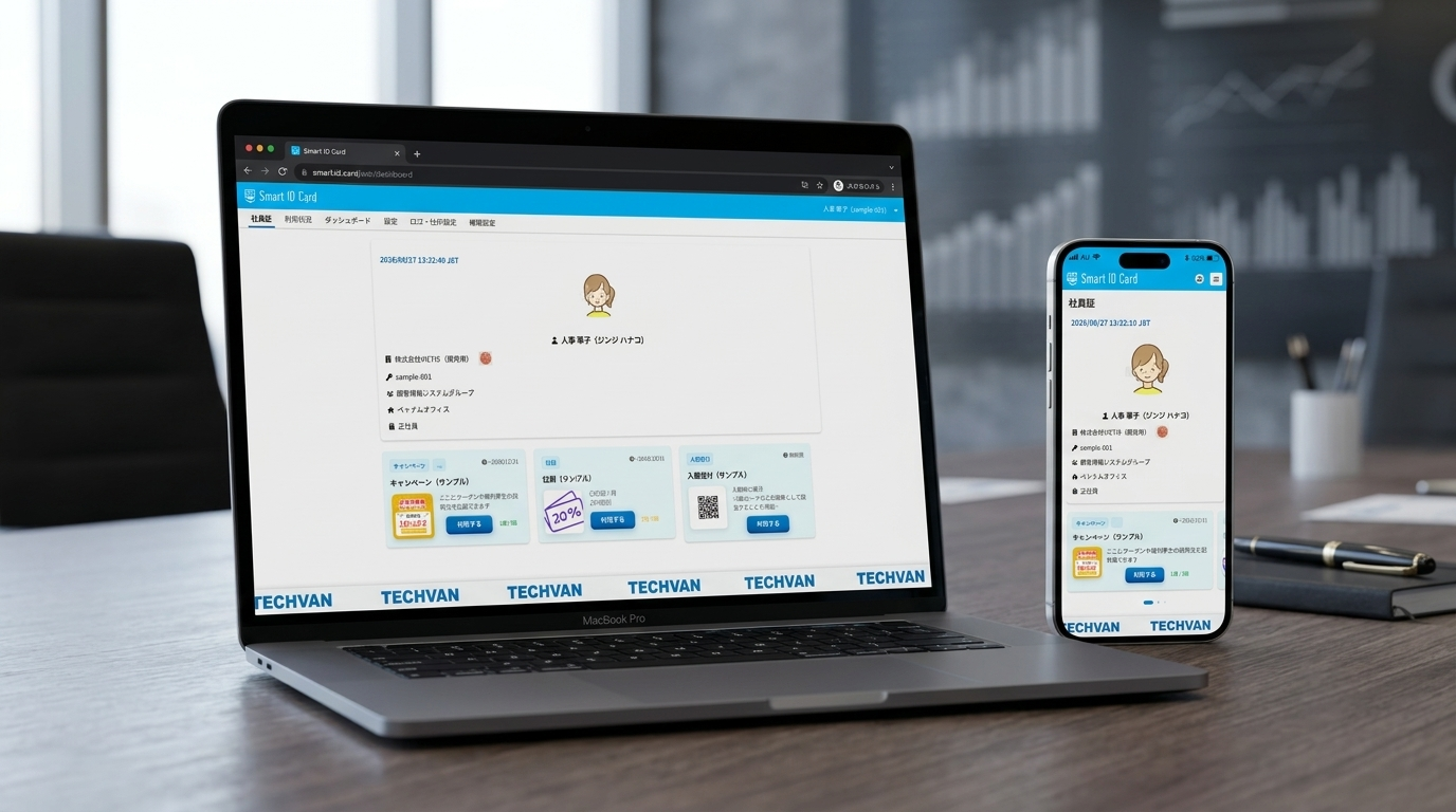 デジタル社員証アプリ開発（Smart HR Plus 連携）